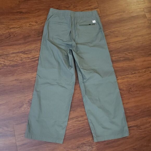 Vuori Womens Olive Green Ripstop Edgy Streetwear Casual Wide Leg Pants Size S - Picture 4 of 4